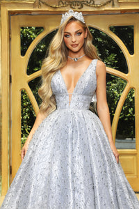 Cinderella Gown Silver